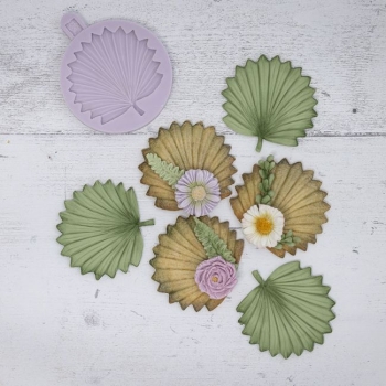 Silicone Mould - Fan Palm Leaf